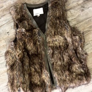 Fur Vest - Burning Torch